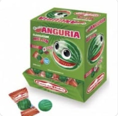 Casa del Dolce — Bubble Gum Anguria in espositore da banco